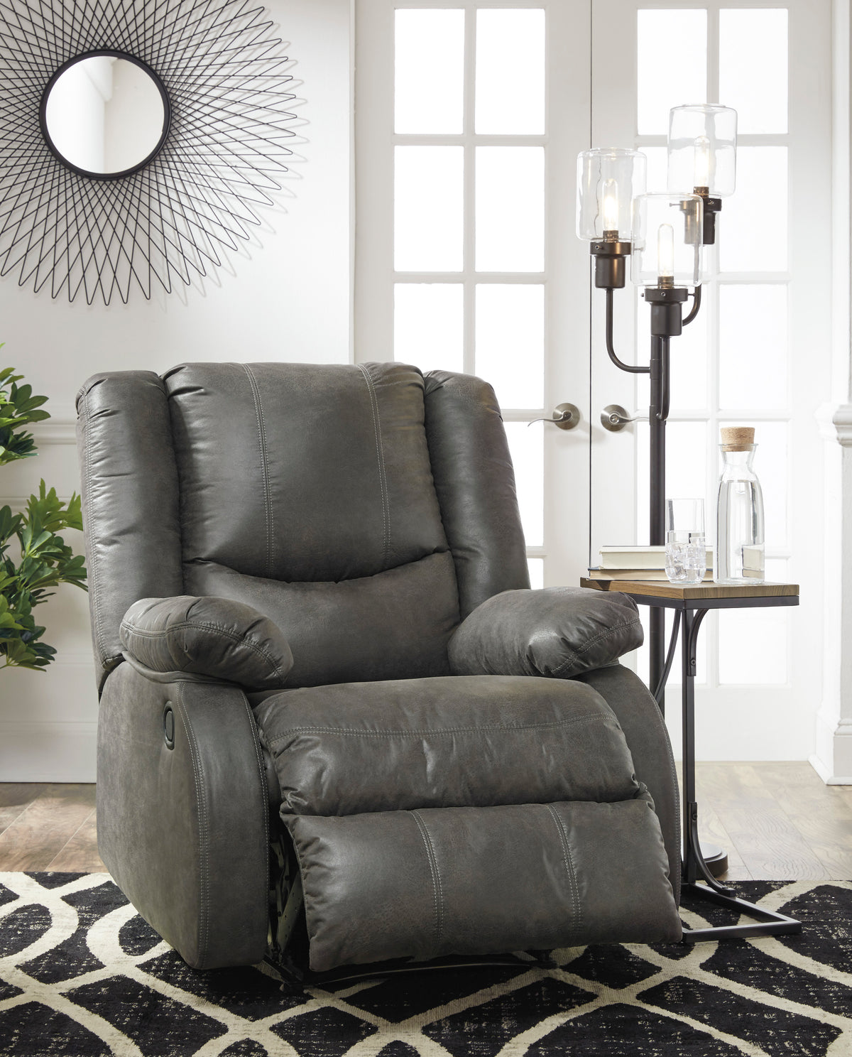 Silla Reclinable Mecedora | Color Gris
