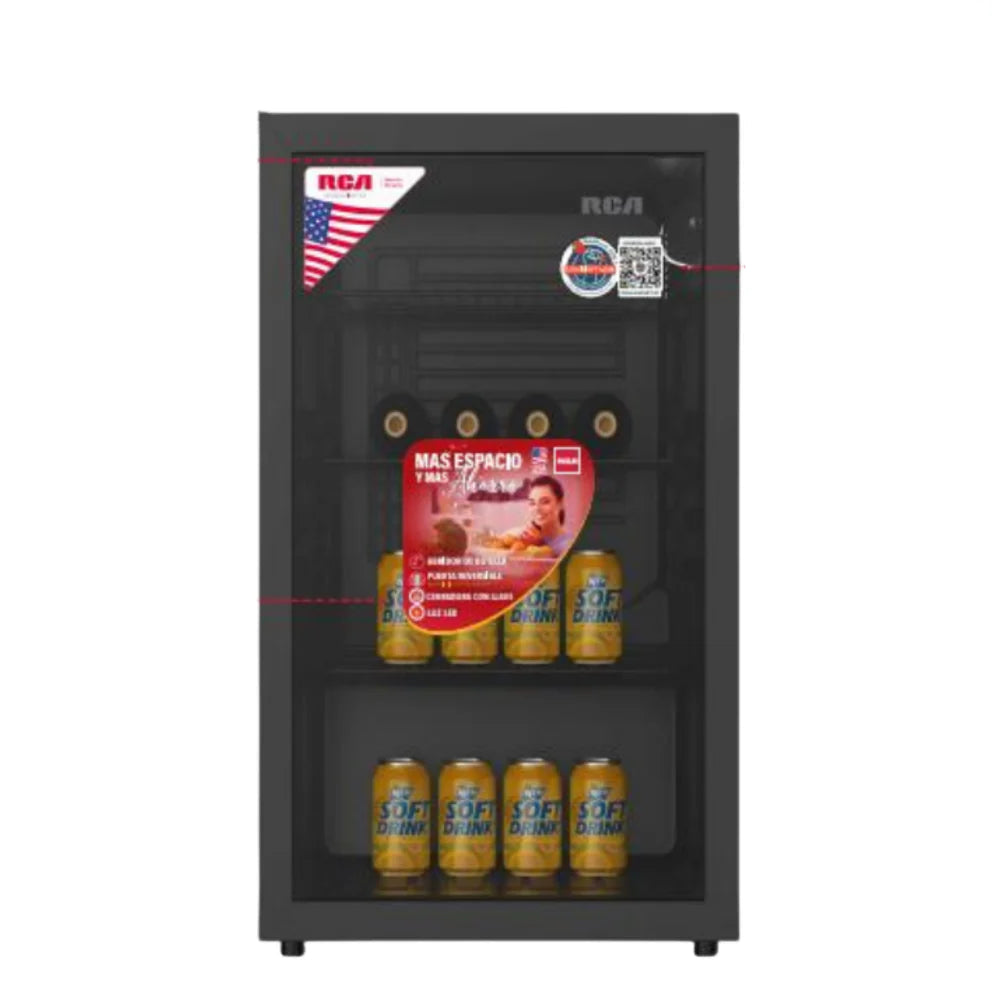 Refrigeradora RCA RCBC90 | 3.3 pies cúbicos | Mini Bar
