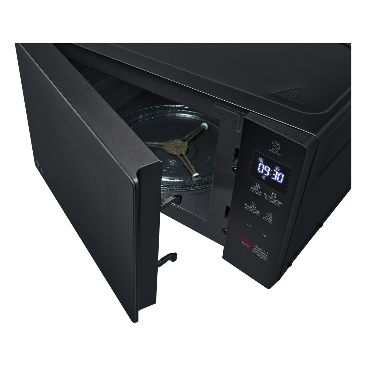 Microondas LG NeoChef MS2032GAS | 0.7 pies cúbicos | 700W | Color Negro