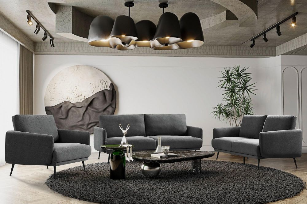 Sofa Sala y Loveseat Tamela | Color Gris