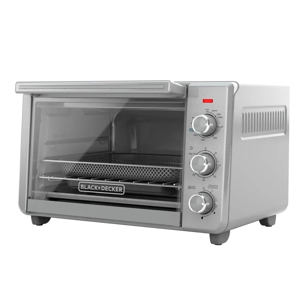 Horno Tostador Black & Decker Crisp N Bake TO3217SS | Tosta, Hornea y Frie