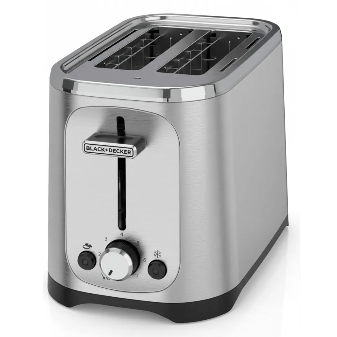 Tostadora Black & Decker TR1227-0SDLA | 2 Rebanadas | Acero Inoxidable