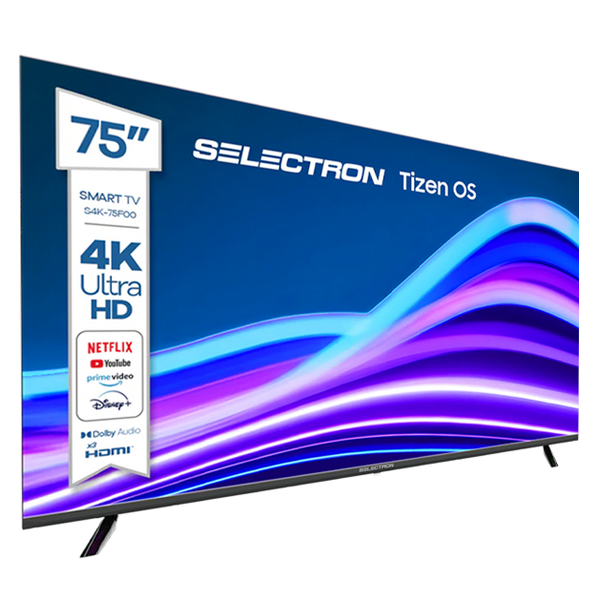 Televisor Selectron S4K-75F00 | Tizen OS | 75