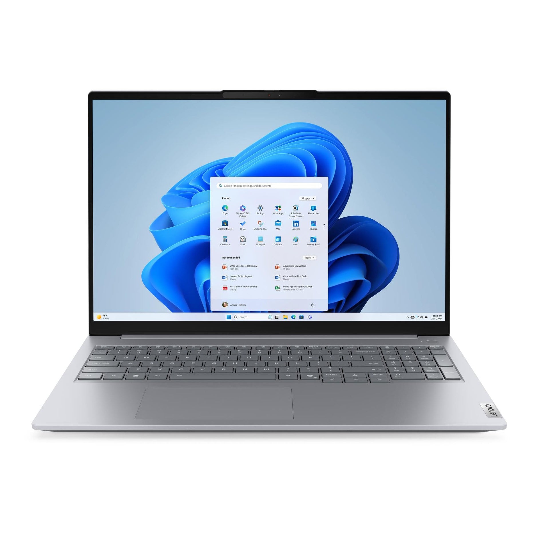 Lenovo ThinkBook 16 G8 | Intel Core 5-210H | 16GB RAM | 512GB SSD | 16" | Windows 11 Pro