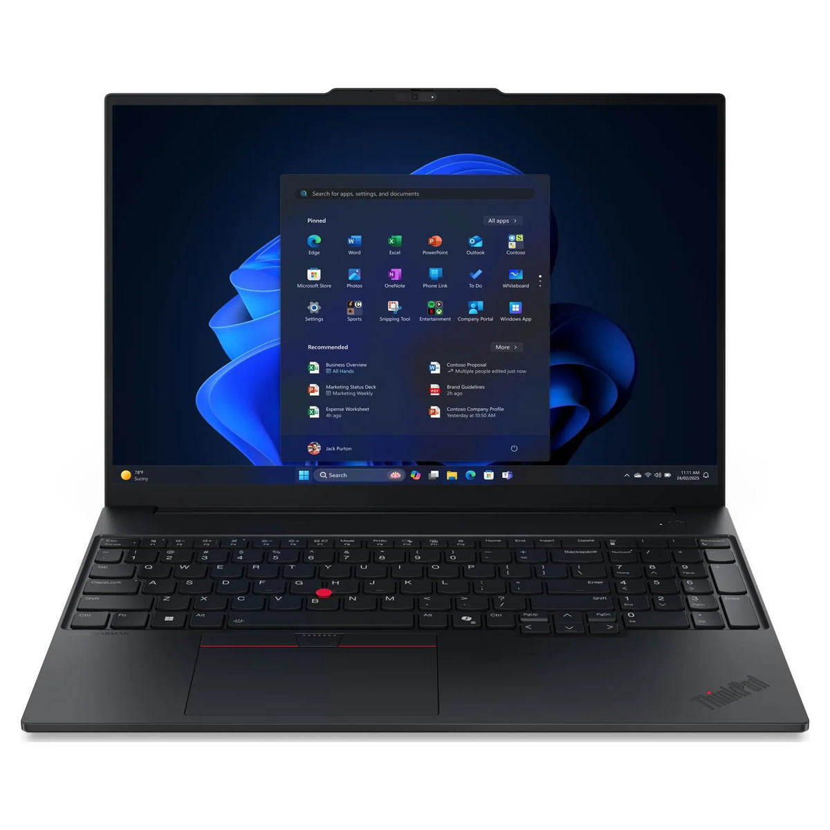 Lenovo ThinkPad E16 Gen 3 | Intel Ultra 7-255H | 16GB RAM | 512GB SSD | 16" | Windows 11 Pro
