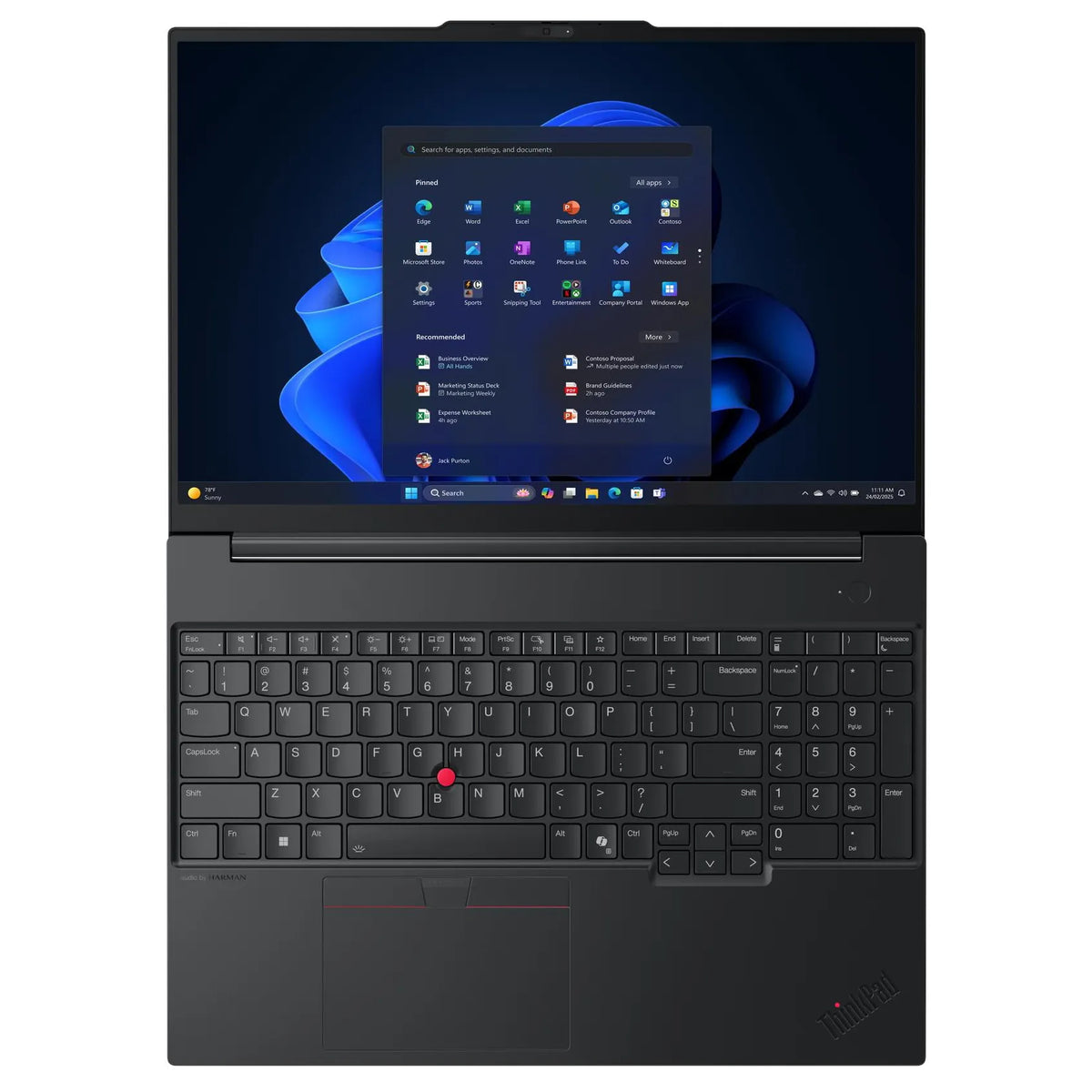 Lenovo ThinkPad E16 Gen 3 | Intel Ultra 7-255H | 16GB RAM | 512GB SSD | 16" | Windows 11 Pro