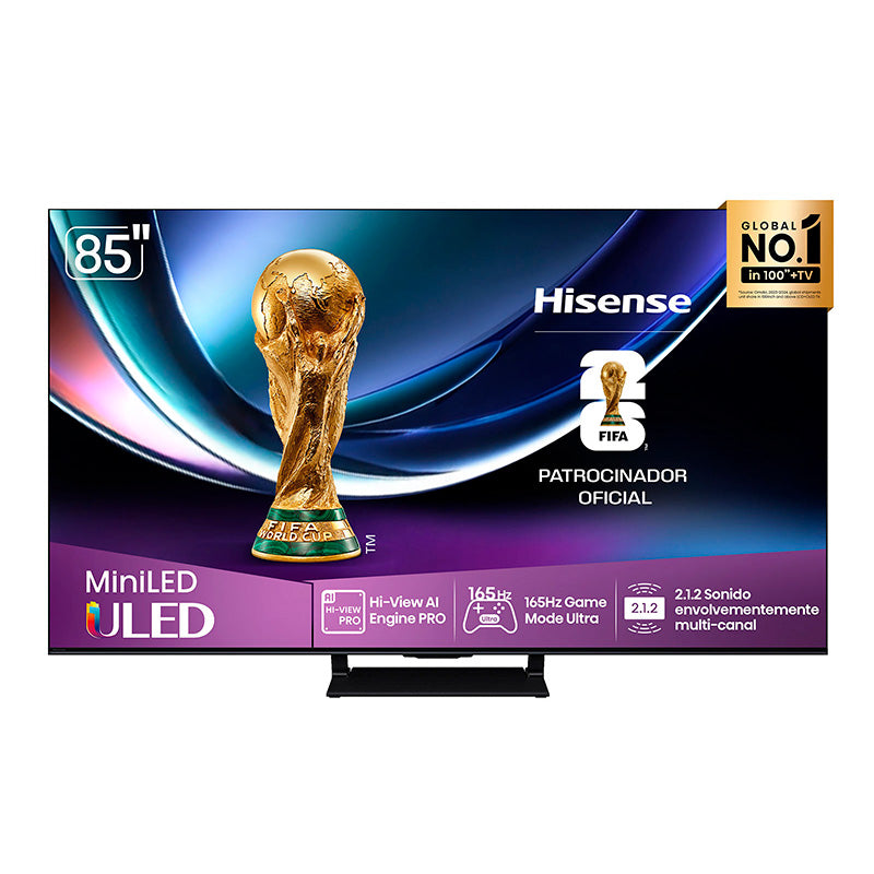 Televisor Hisense ULED MiniLED 85U7QG | 85" | 4K | Google TV | USB | HDMI