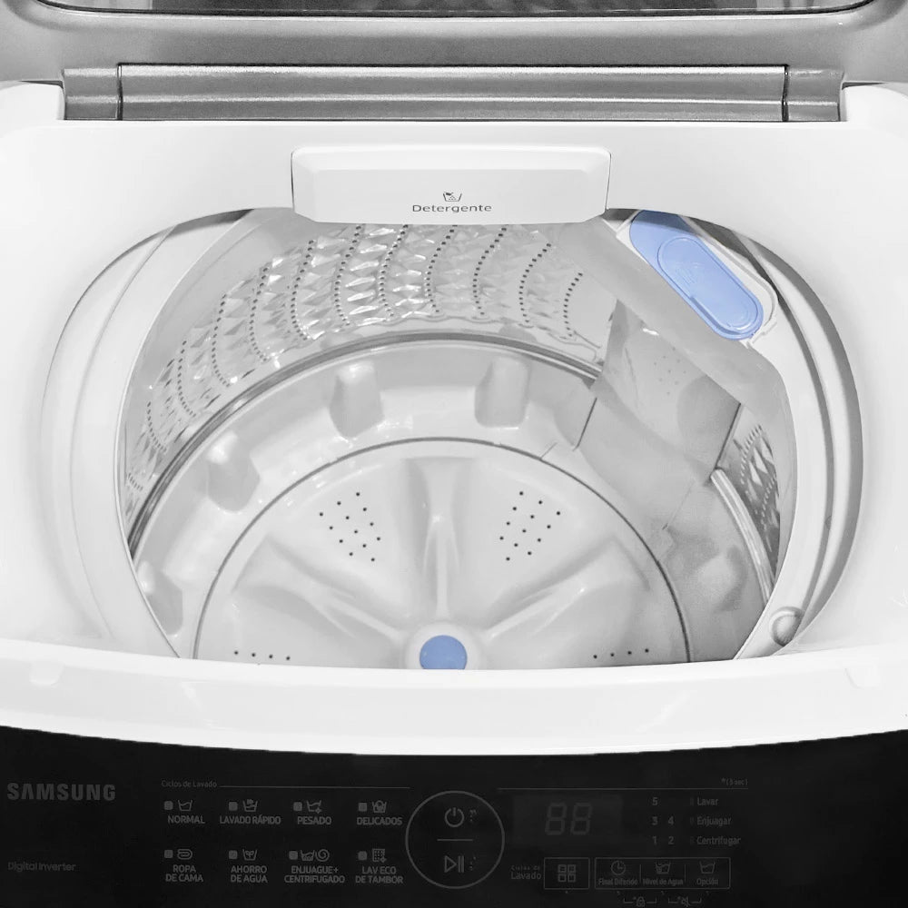 Lavadora Inverter Samsung WA90CG4240BW | 9KG | Carga Superior