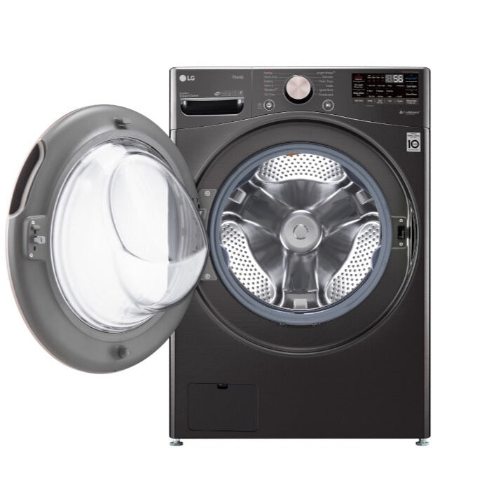 Lavadora Inverter LG WM25BV2S6BR | 25Kg | Carga Frontal | Color Negro Mate - Multimax
