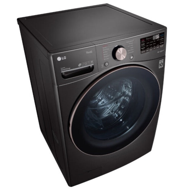 Lavadora Inverter LG WM25BV2S6BR | 25Kg | Carga Frontal | Color Negro Mate - Multimax