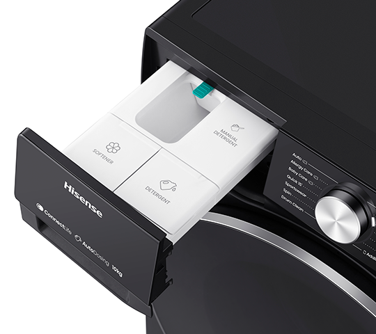 Lavadora y Secadora Hisense WD5S1545BB | 2 en 1 | Eléctrica | 15KG -10KG | Wi-Fi | Carga Frontal