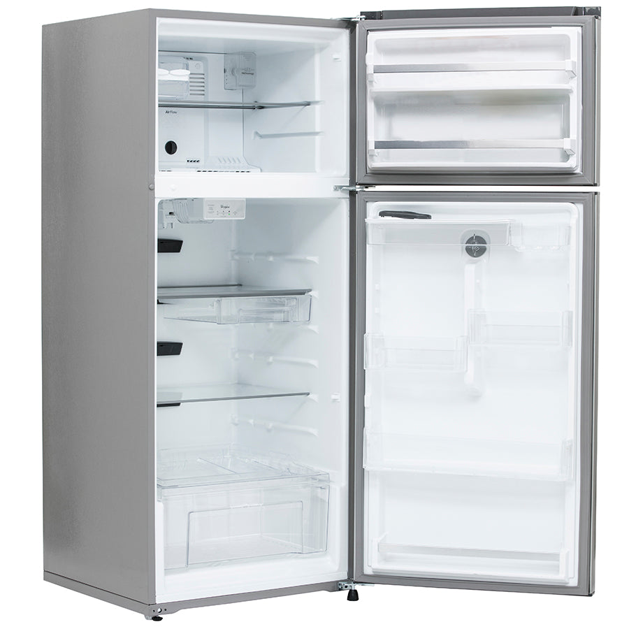 Refrigeradora Whirlpool WT1865A | 18 pies cúbicos | Top Mount | Dispensador | Acero Inoxidable - Multimax