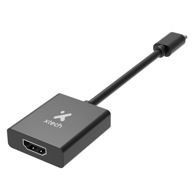 Adaptador XTECH XTC-541 | USB-C Macho a HDMI Hembra | 10cm