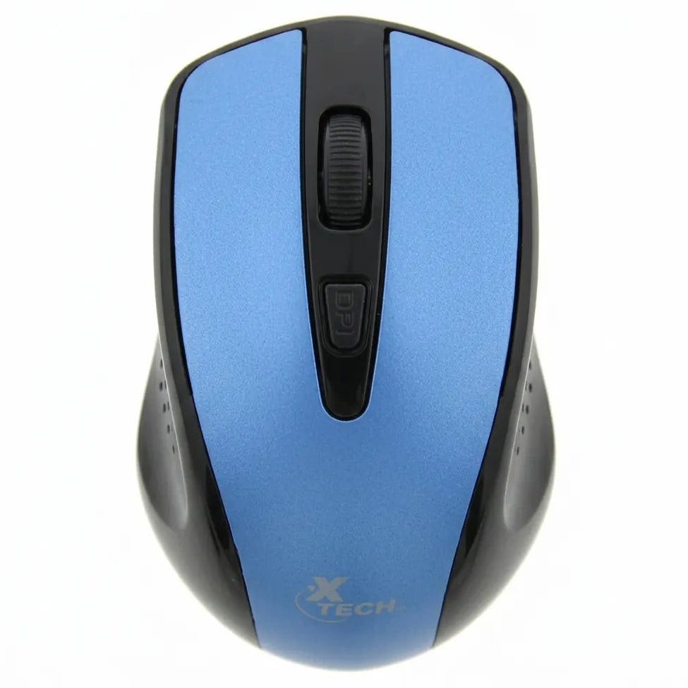 Mouse Xtech Malta XTM-315BL | 4 Botones | Wireless | Azul | 2.4GHz | USB