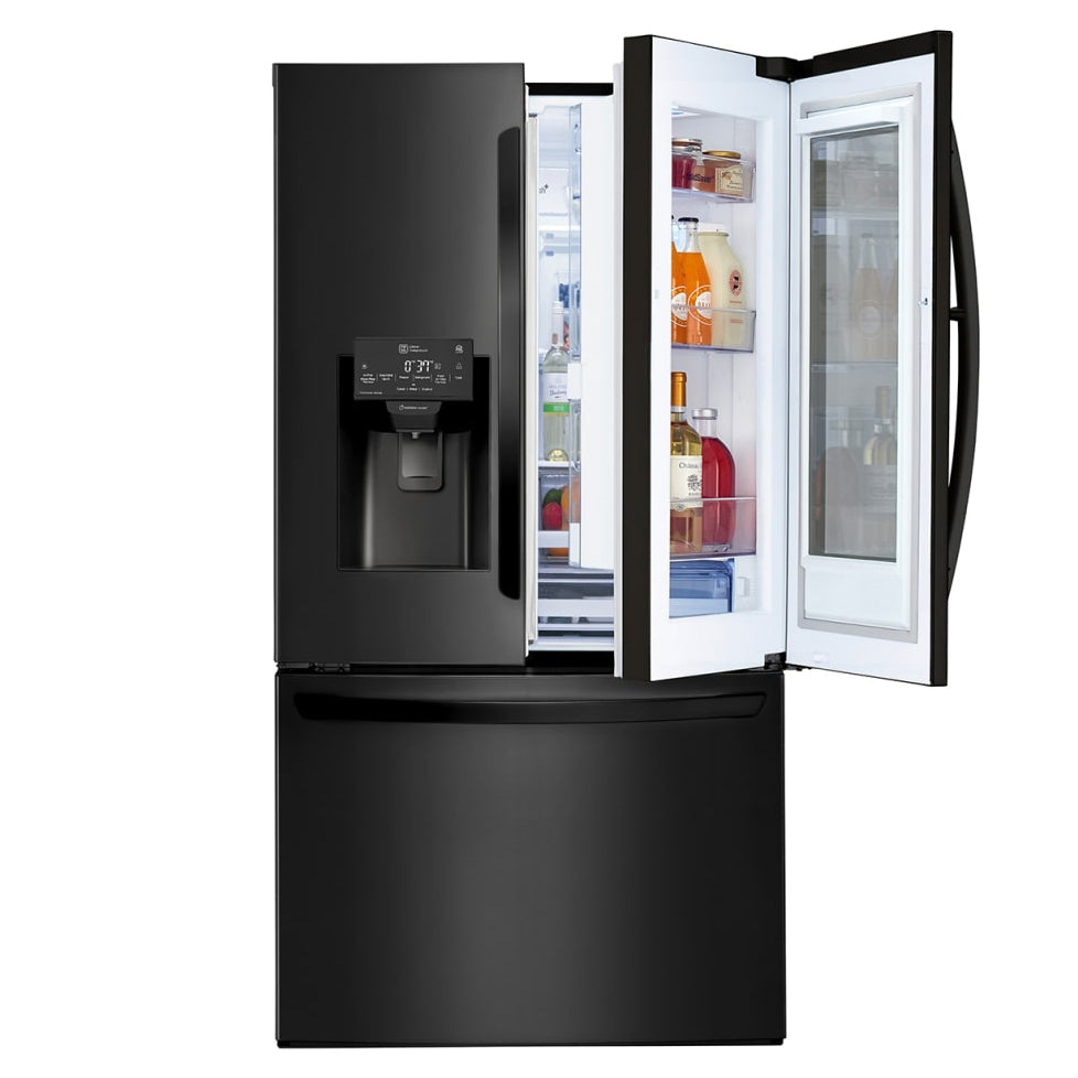 Refrigeradora Inverter LG LM78SXT | 28 Pies Cúbicos | 3 Door | Dispensador | Color Negro Matte - Multimax