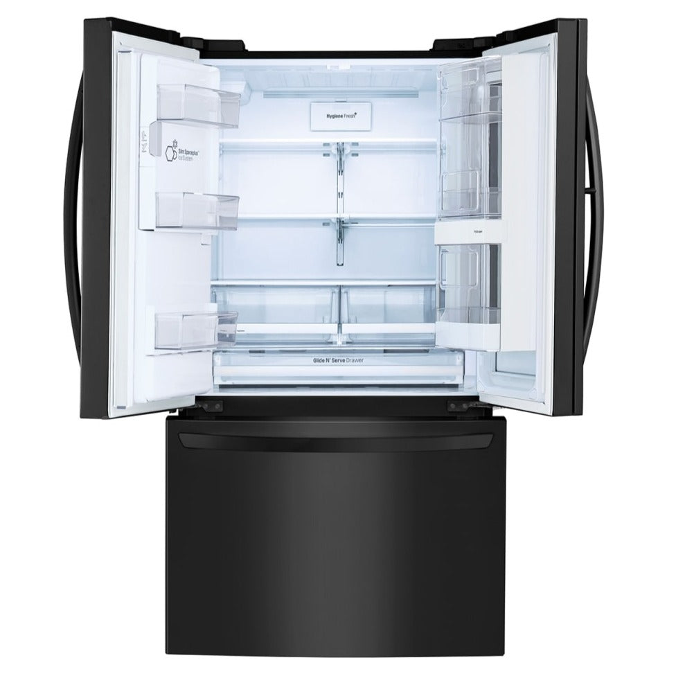 Refrigeradora Inverter LG LM78SXT | 28 Pies Cúbicos | 3 Door | Dispensador | Color Negro Matte - Multimax