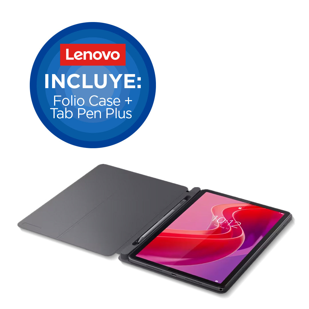 Lenovo Tab M11 | 11&quot; | 8GB RAM | 128GB | 4G + Wi-Fi (Incluye Folio Case + Lenovo Pen)