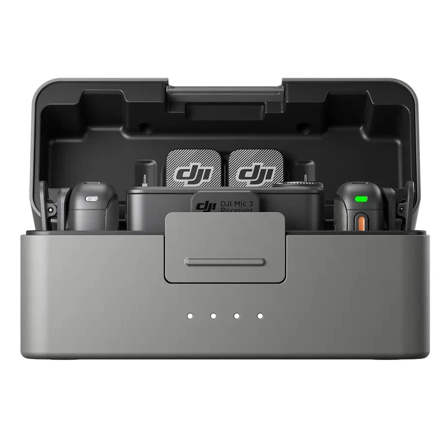 Micrófono DJI Mic 3 | 2 Transmisores | 1 Receptor | Estuche de Carga