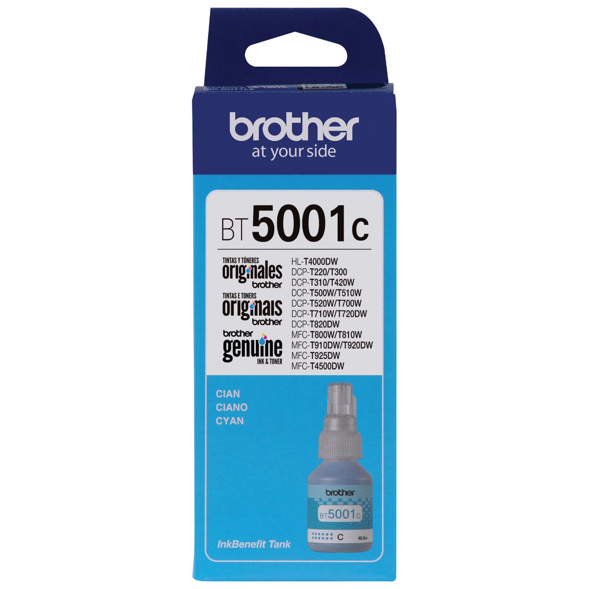 Tinta Brother BT5001C | Cyan | Botella