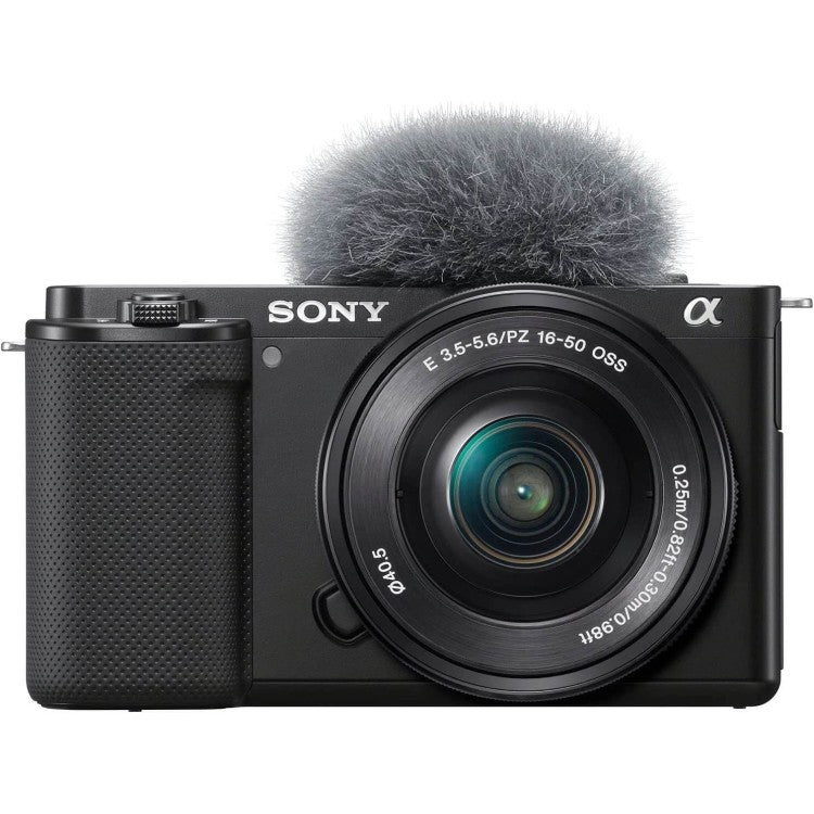 Sony ZV-E10L | Cámara Digital para Videoblogs con Lente Intercambiable | 24.2MP | Táctil | Wi-Fi | Bluetooth | USB