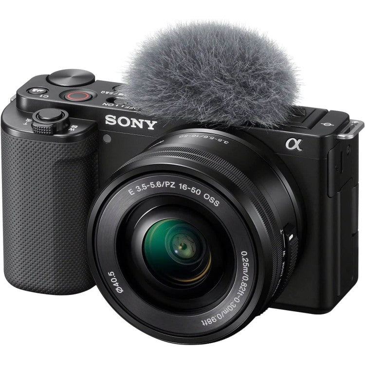 Sony ZV-E10L | Cámara Digital para Videoblogs con Lente Intercambiable | 24.2MP | Táctil | Wi-Fi | Bluetooth | USB