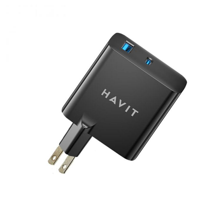 Cargador De Pared Havit USB-C y USB-A | 45W