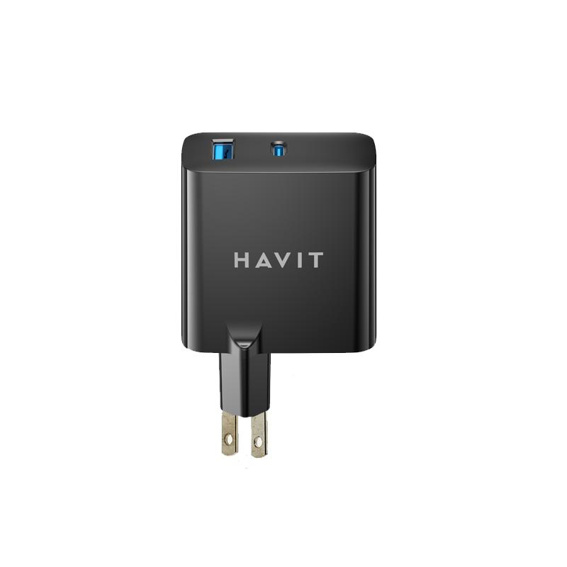 Cargador De Pared Havit USB-C y USB-A | 45W