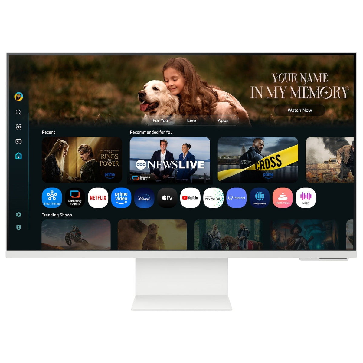 Monitor Samsung Smart M8 | 32" | 3840x2160 | 60Hz | 3000:1 | USB-C | HDMI