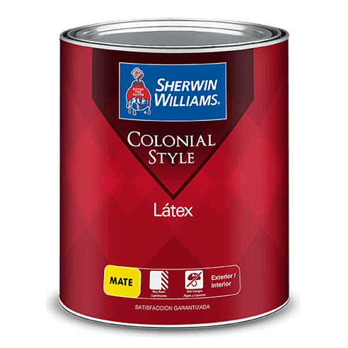 Pintura Sherwin Williams Colonial Style Latex | 1 Galón | Mate | Blanco Antiguo | Interior y Exterior