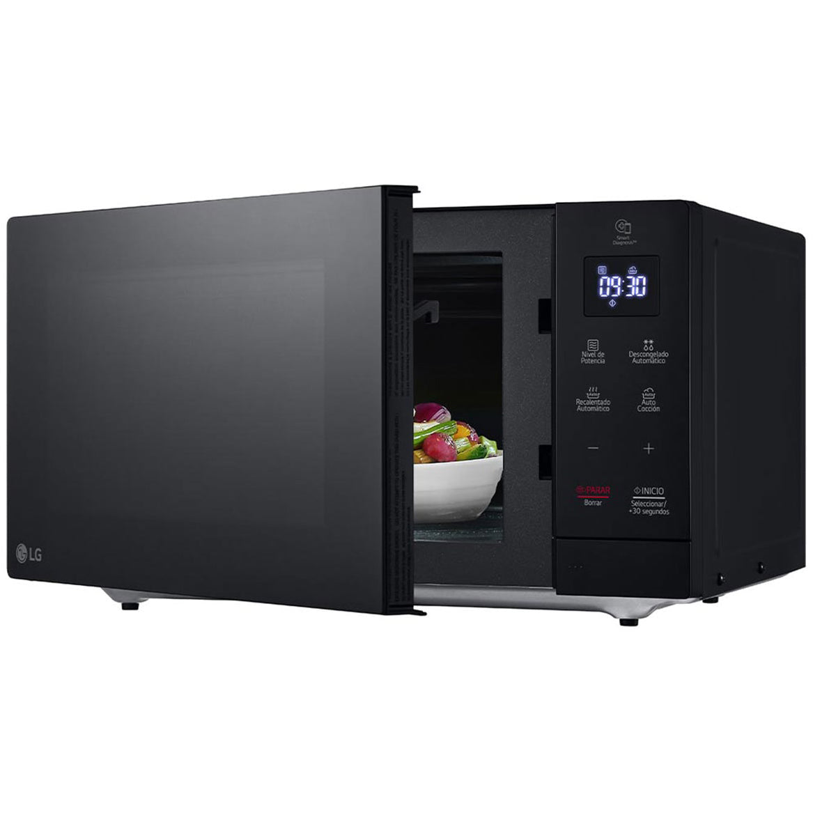 Microondas LG NeoChef MS3032JAS | 1.1 Pies Cúbicos | Color Negro