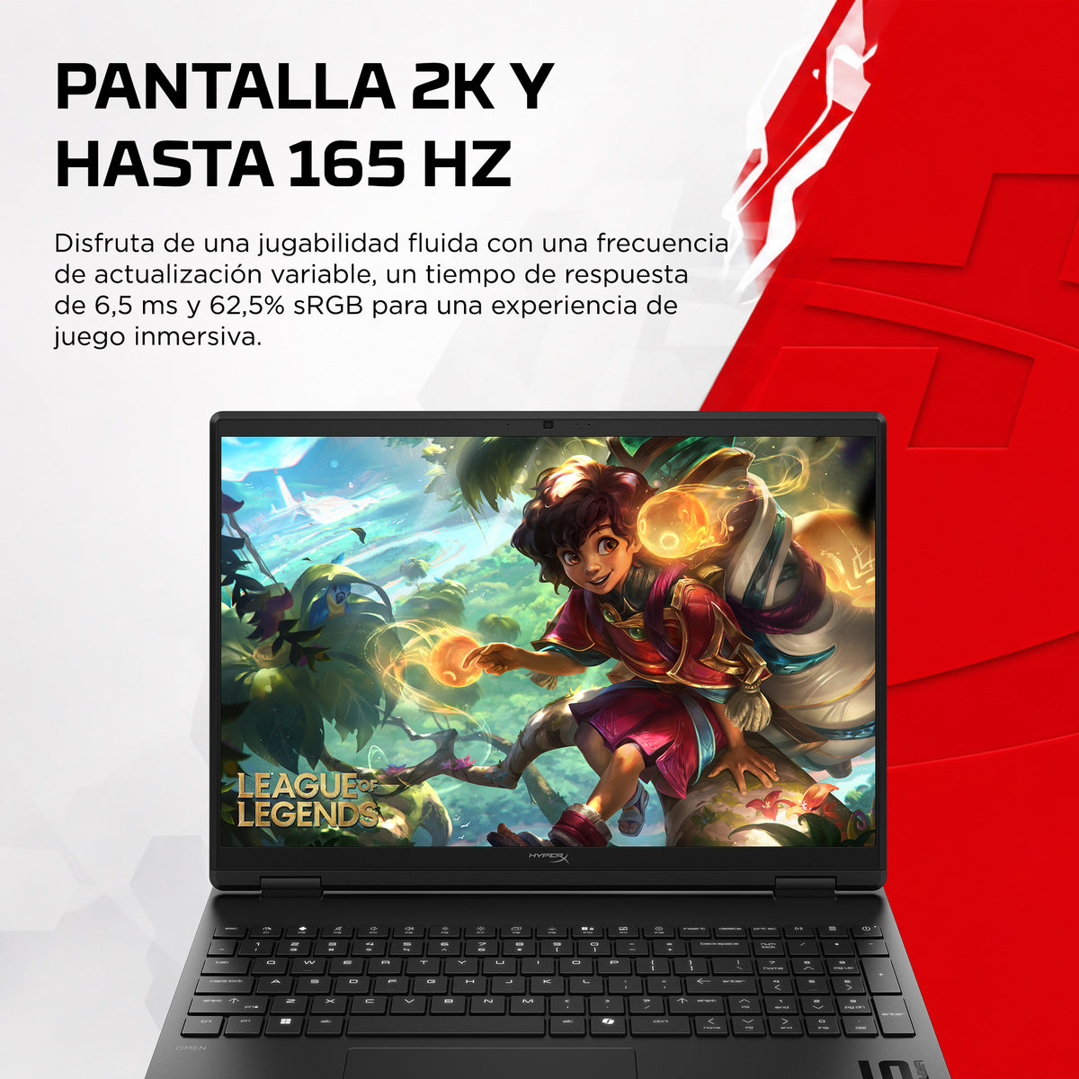 HP HyperX OMEN 15-GB0007LA | AMD Ryzen 7-8745HX | 16GB RAM | 512GB SSD | 15.6" | GeForce RTX 5050 | Windows 11