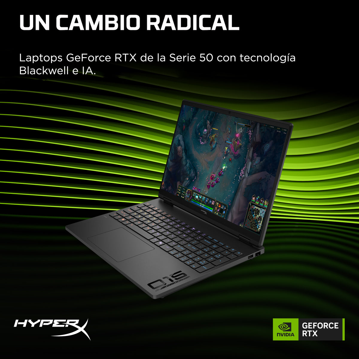 HP HyperX OMEN 15-GB0007LA | AMD Ryzen 7-8745HX | 16GB RAM | 512GB SSD | 15.6" | GeForce RTX 5050 | Windows 11