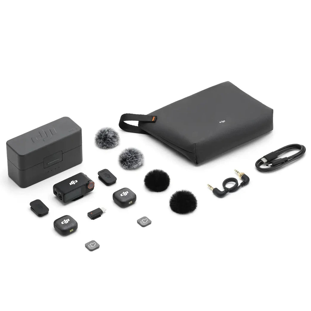 Micrófono DJI Mic 3 | 2 Transmisores | 1 Receptor | Estuche de Carga