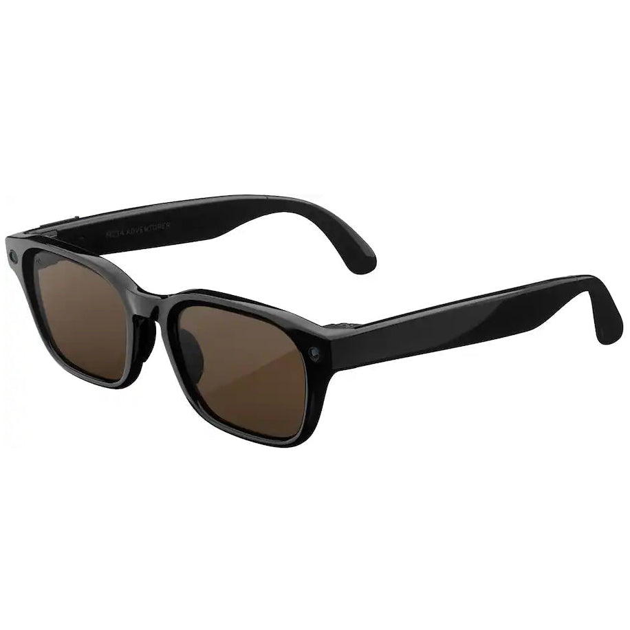 Meta Adventurer AI Glasses | Negro Clásico | Lentes Marrones