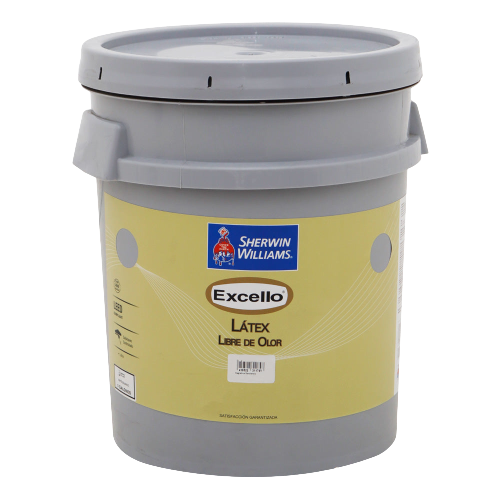 Pintura Sherwin Williams Excello Latex Libre de Olor | 5 Galones | Mate | Ultra Blanco | Interior