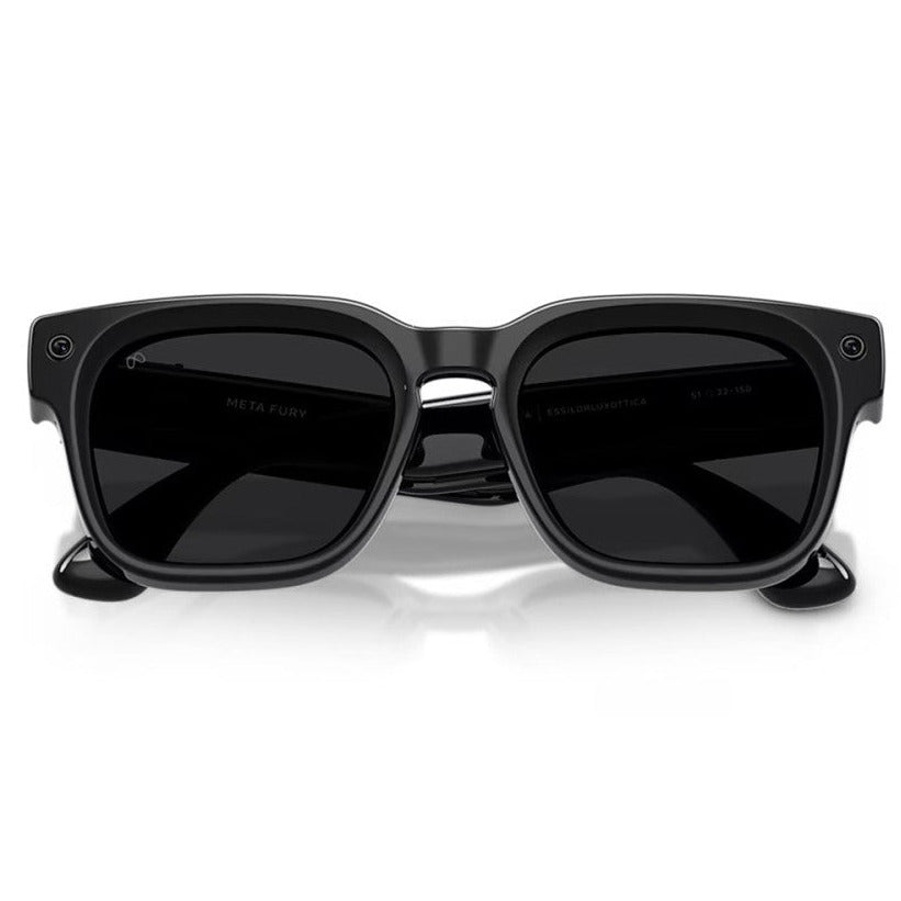 Meta Fury | Lentes Inteligentes | Montura Negro Clásico | Lentes Gris Polarizado