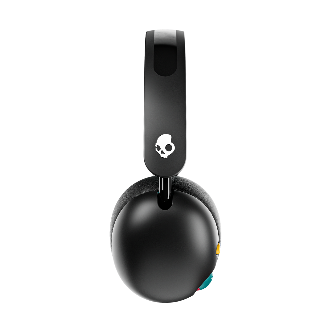 Skullcandy Grom Wireless draadloze over-ear koptelefoon voor kinderen, accuduur van 45 uur, volumebeperking, werkt met iPhone/Android- en Bluetooth -apparaten – Zwart Skullcandy Grom Wireless draadloze over-ear koptelefoon voor kinderen, accuduur van 45 uur, volumebeperking, werkt met iPhone/Android- en Bluetooth -apparaten – Zwart