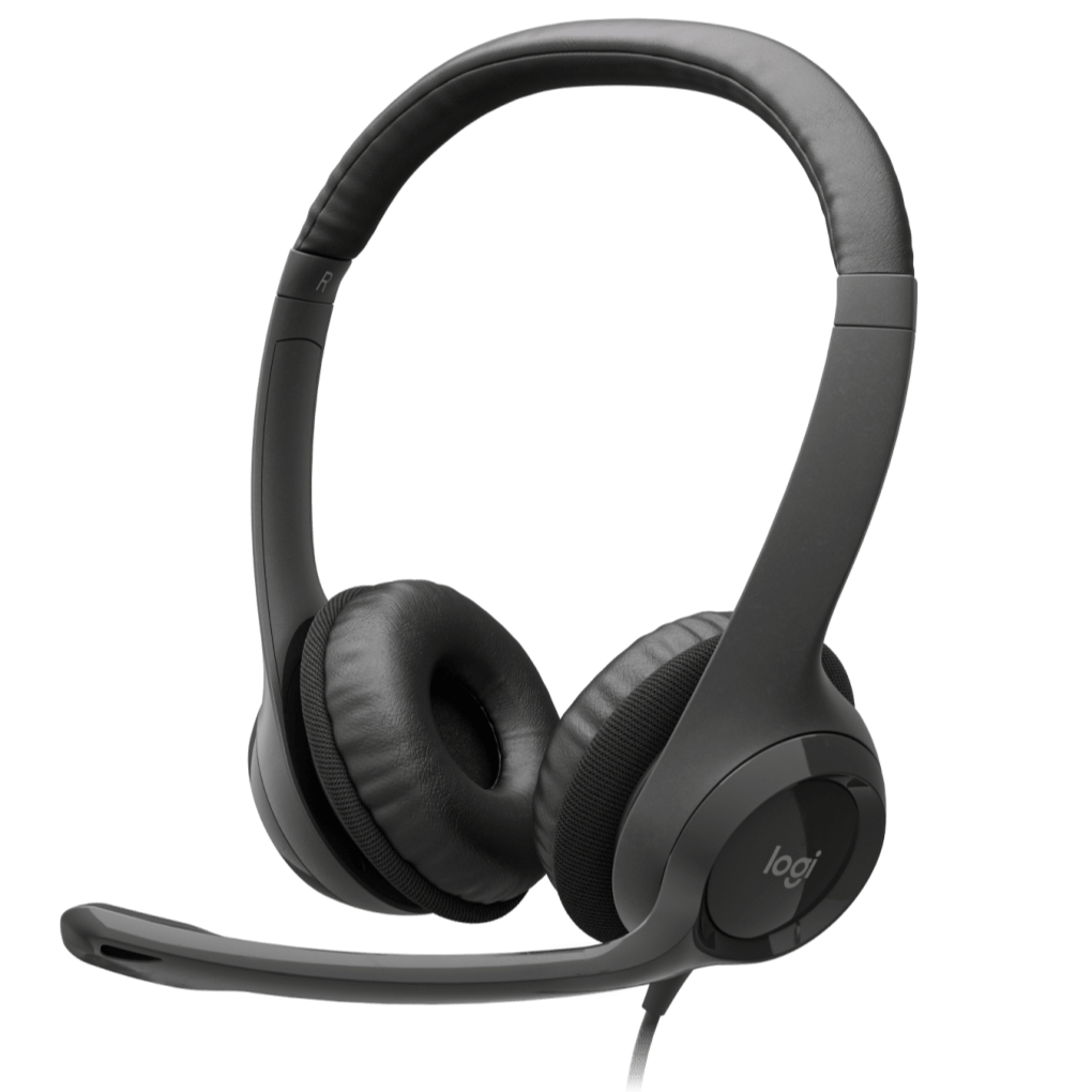 Headset Logitech H390 | USB | Micrófono | Color Negro - Multimax