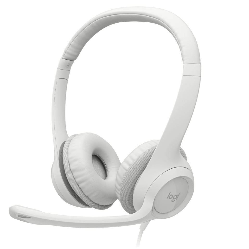 Headset Logitech H390 | USB | Micrófono | Color Blanco - Multimax