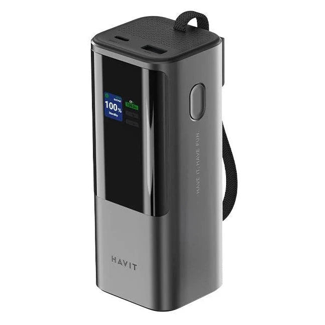 Cargador Havit PB38 | Powerbank | 20K mAh | 148W | 2 USB-C | 1 USB-A