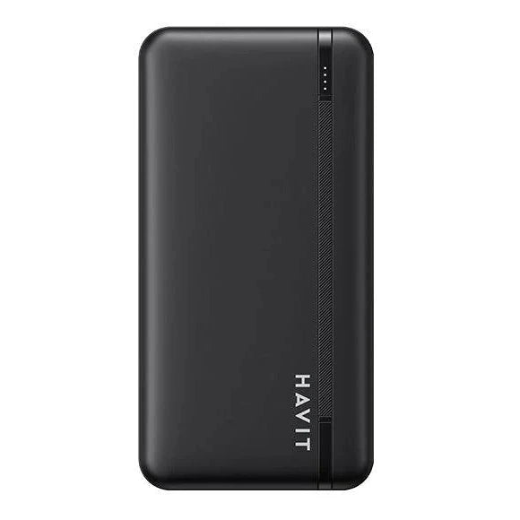 Cargador Havit PB89-BLK | Powerbank | 10K | USB-C | USB-A | Micro USB | LED