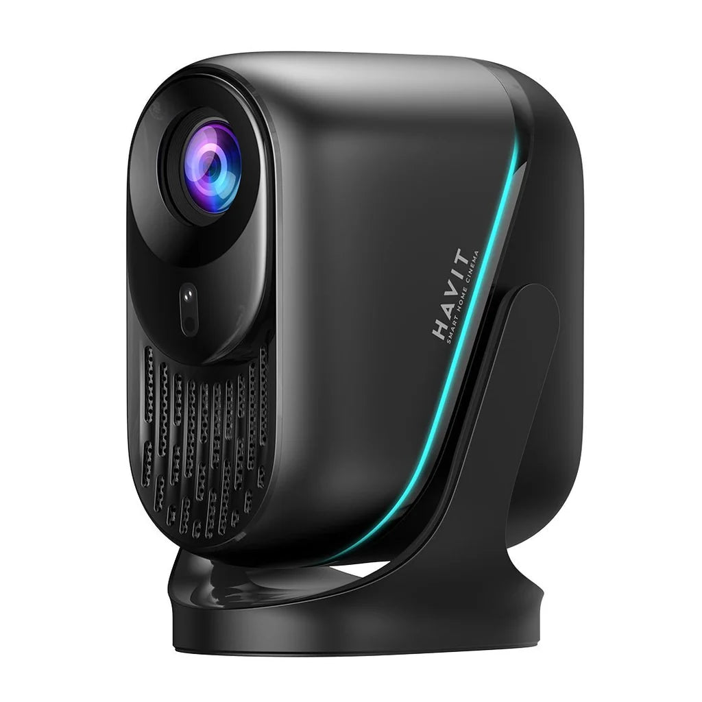 Proyector FHD Havit PJ220 PRO | Smart | 200 ANSI Lúmenes | 1920x1080 | Soporta 4K | 150" | USB | AUX | HDMI | Android