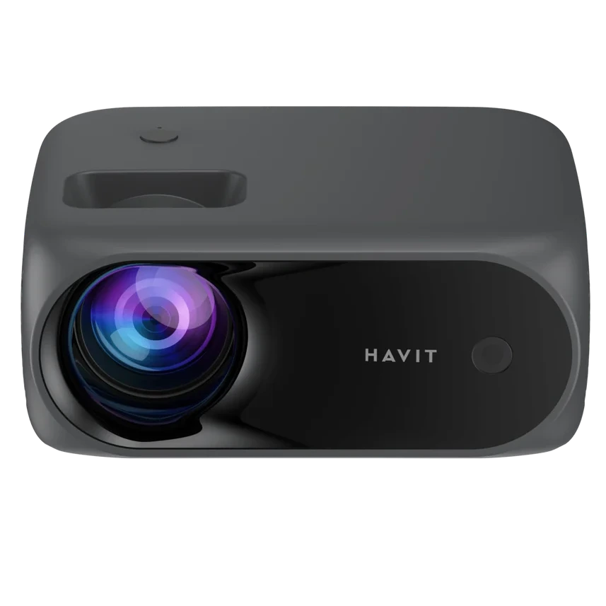 Proyector HD Havit PJ221 | 120 ANSI Lúmenes | 1280x720 | Soporta 1080P | 100" | USB | HDMI | 3.5 | Type-C