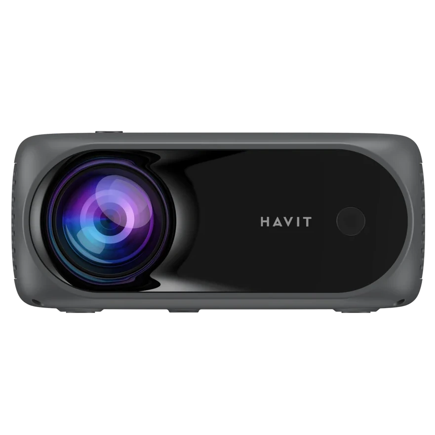 Proyector HD Havit PJ221 | 120 ANSI Lúmenes | 1280x720 | Soporta 1080P | 100" | USB | HDMI | 3.5 | Type-C