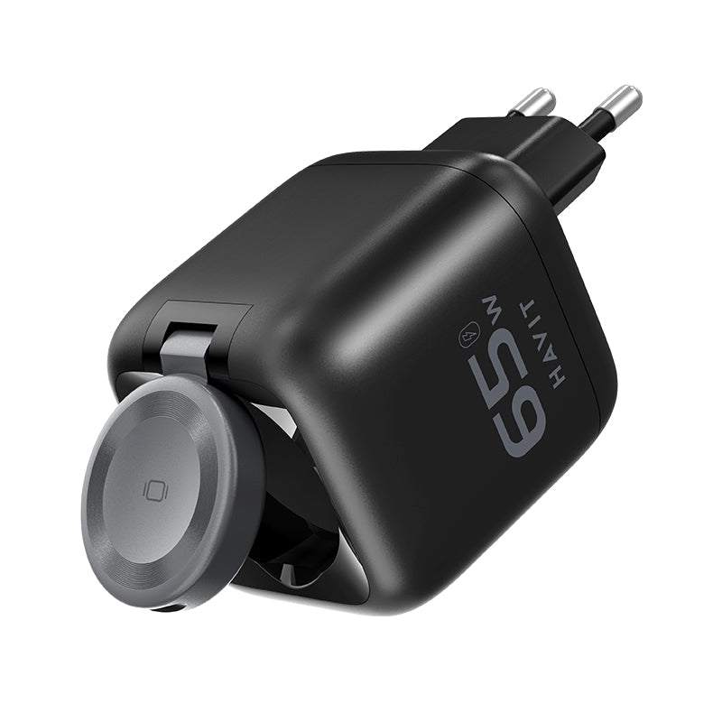Adaptador Havit UC253 | Cargador de Pared | USB-C | USB-A | 65W | GaN