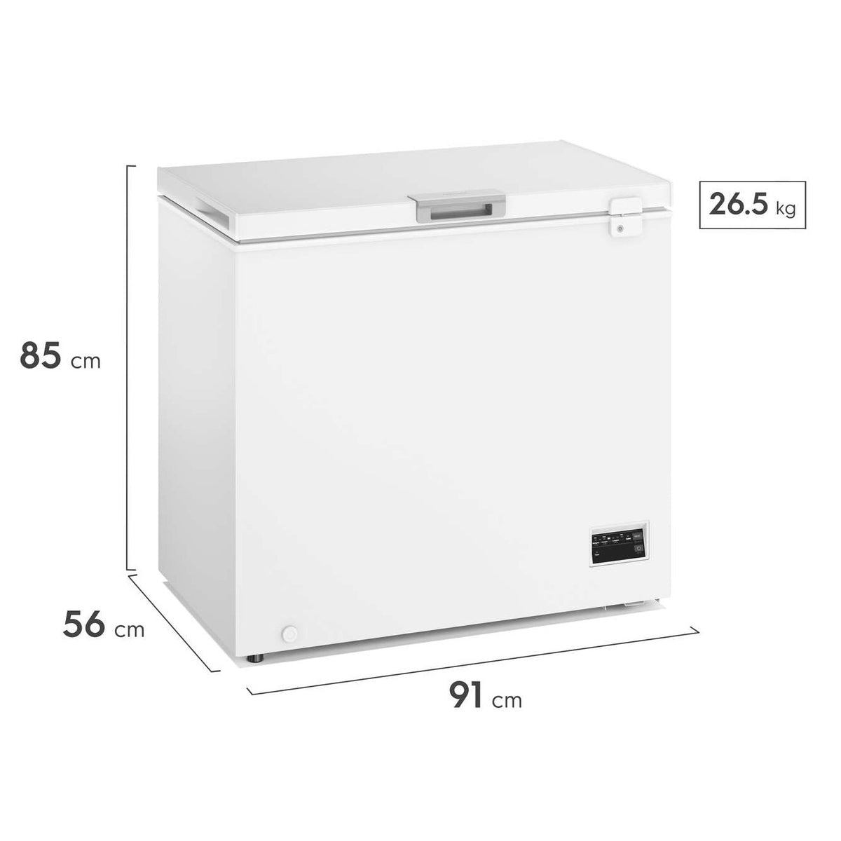 Congelador Horizontal Frigidaire FFH07S3N5AW | 7 Pies Cúbicos