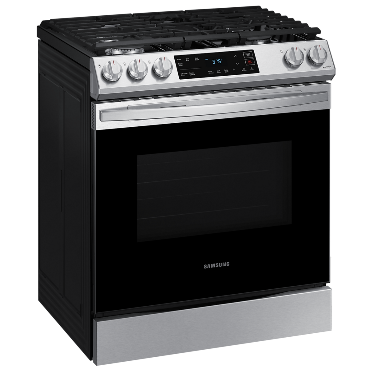 Estufa a Gas Samsung NX60T8115SS | 30" | 5 Quemadores | Wi-Fi