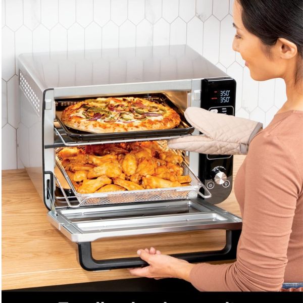 Horno Tostador Ninja Doble 12 en 1 Flex Door DCT401