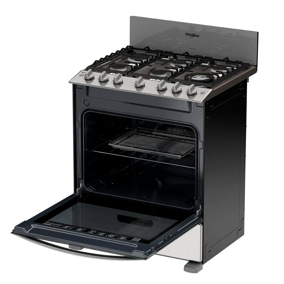 Estufa Whirlpool LWFR5050S | Gas | 30" | Gris | Air Fryer