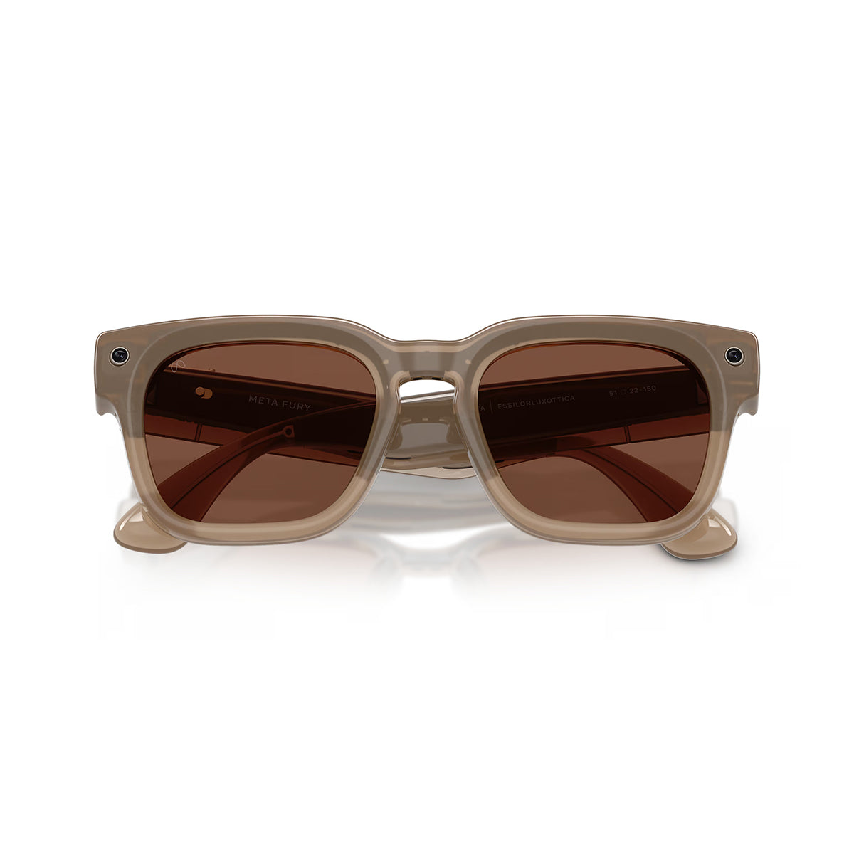 Meta Fury AI Glasses | Arenilla | Lentes Ámbar Oscuro